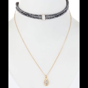 Fragments choker pendant